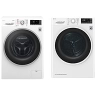 LG F94J7VY0W + LG RC82EU2AV4W - Washer Dryer Set