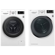 LG F94J7VY0W + LG RC81U2AV2W - Washer Dryer Set