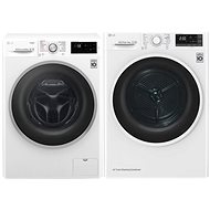 LG FW62J6WY1 + LG RC82EU2AV4Q - Set pračka a sušička