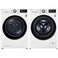 LG F4WV910P2 + LG RC91V9AV2W - Washer Dryer Set