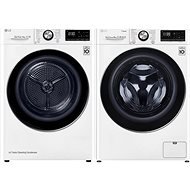 LG F4WV909P2 + LG RC91V9AV2W - Washer Dryer Set