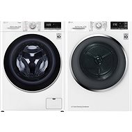 LG F4WN508S0 + LG RC81U2AV2W - Washer Dryer Set