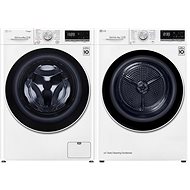 LG F4WN508S0 + LG RC81V9AV4Q - Washer Dryer Set
