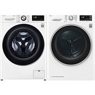 LG F4WV910P2 + LG RC91U2AV3W - Washer Dryer Set