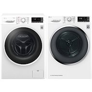 LG F104J6JY0W + LG RC91U2AV2W - Set práčka a sušička