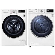 LG F4WT409AIDD + LG RC81V5AV7Q - Washer Dryer Set