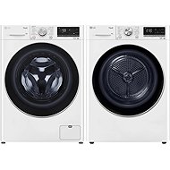 LG FA49V5VW1W + LG RC91V9AV3N - Washer Dryer Set