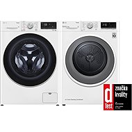LG FA49V5VW1W + LG RC91V5AV6N - Washer Dryer Set