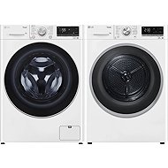 LG FA49V5VW1W + LG RC91V9AVSN - Washer Dryer Set
