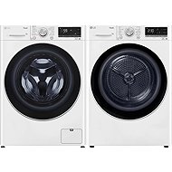 LG FA49V5VW1W + LG RC91V9AV4N - Washer Dryer Set