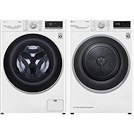 LG FA94V5UVW0 + LG RC81V5AV7N - Washer Dryer Set