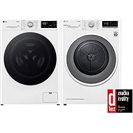 LG FASR3A04WS + LG RC91V5AV6N - Washer Dryer Set
