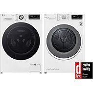 LG FSR7A04WC + LG RC91V5AV6N - Washer Dryer Set