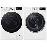LG FSR7A04WC + LG RC91V9AVSN - Washer Dryer Set