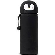 Legami Kawaii 2-in-1 Soft Silicone Pencil Case - Penguin - School Case