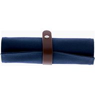 Legami Roll Up - Cotton Canvas Pencil Case - Blue&Grey - School Case