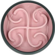 Eat Slow Live Longer Tumble slow motion, pink, 20 cm - Dog Bowl