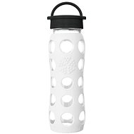 Lifefactory Glass bottle 650 ml classic cap Optic White - Drinking Bottle