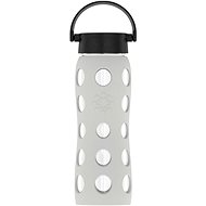 Lifefactory Glass bottle 650 ml classic cap Cool Grey - Drinking Bottle