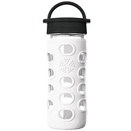 Lifefactory Glass bottle 350 ml classic cap Optic White - Drinking Bottle