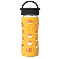 Lifefactory Glass bottle 350 ml classic cap Marigold - Drinking Bottle