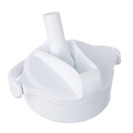 Lifefactory Bottle cap, Axis with straw Optic White - Cap
