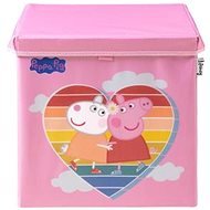 Lifeney Aufbewahrungsbox mit Deckel Peppa Wutz Freundschaft 33 × 33 × 33 cm - Aufbewahrungsbox