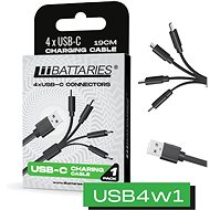 LIIBATTARIES Charger 19 cm USB-A > 4× USB-C - Battery Charger