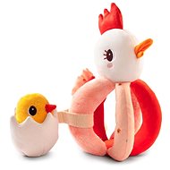 Lilliputiens - rattle - Paulette chicken with chick - Baby Rattle