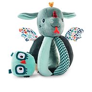 Lilliputiens - rattle - Joe the dragon and Merlin the owl - Baby Rattle