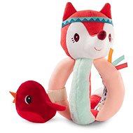 Lilliputiens - rattle - Alice the fox and the red bird - Baby Rattle