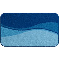 LineaDue Flash Bathroom mat, blue, 65 × 115 cm - Bath Mat