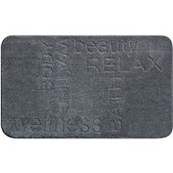 LineaDue Feeling Bathroom mat, anthracite, 60 × 90 cm - Bath Mat