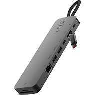 LINQ Pro Studio USB-C 10Gbps Multiport Hub with PD, 4K HDMI, NVMe M2 SSD, SD4.0 Card Reader and 2.5G - Port replikátor