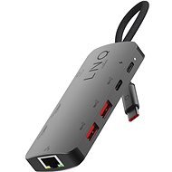 LINQ Pro Studio USB-C 10Gbps Multiport Hub with PD, 8K HDMI and 2.5Gbe Ethernet - Port replikátor