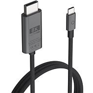 LINQ 8K/60Hz USB-C to DisplayPort Pro Cable 2m - Space Grey - Adatkábel