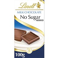 Lindt Milk chocolate without added sugar 100 g - Chocolate
