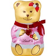Lindt Golden Teddy Bear (boy & girl) in coat, milk chocolate 100 g - Chocolate