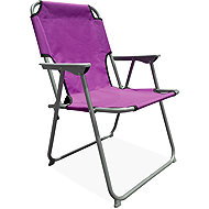 Linder Exclusiv PO2600L Folding chair, purple - Garden Chair