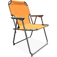 Linder Exclusiv PO2600O Folding chair, orange - Garden Chair