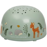 A Little Lovely Company lamp with projector friends from the forest - Light Projector