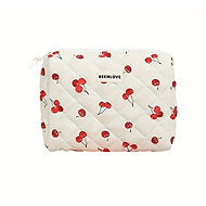 Livefy Cherry cosmetic bag, white - Make-up Bag