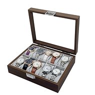 Livefy Watchy Watch Organizer 10 pcs, brown - Watch Box