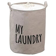 Livefy Laundry basket Landry 40 × 50 cm, grey - Laundry Basket