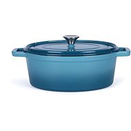 Livoo MEP129B Enamel casserole with lid blue - Casserole Pot