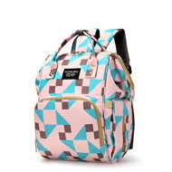 Livefy Jessy Triangle, pink - Nappy Changing Bag