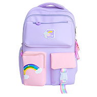 Livefy Rainbow Cloud Kids School Backpack Purple - School Backpack