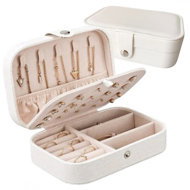 Livefy jewellery box Velvet, white - Jewellery Box