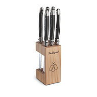 Lou Laguiole Set of steak knives 6 pcs in block - Knife Set