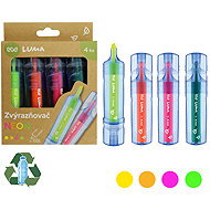 LUMA ECO neon, 1-4 mm - set of 4 - Highlighter